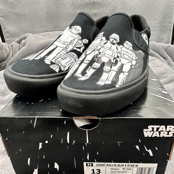 Adidas Court Rallye Slip Ons Star Wars Edition